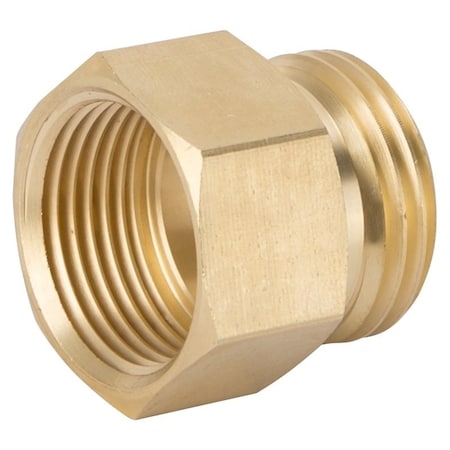 Landscapers Select Hose Connector, 3/4 x 3/4 in, MNH x FNPT, Brass, Brass GHADTRS-6