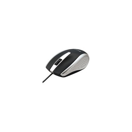 Verbatim Corded Notebook Optical Mouse - White - Optical - Cable - Silver - USB Type A - Scroll Wheel - 3 99741