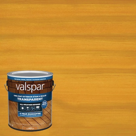 Valspar Transparent Deck Stain Cedar Natural Tone 1 Gal. VL1028075-16