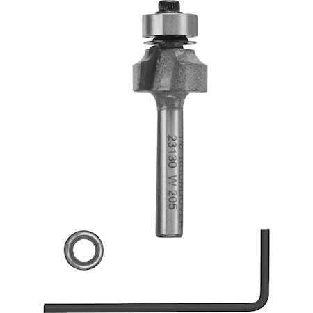 Vermont American Carbide Tip 1/8'' Roundover Bit 23130