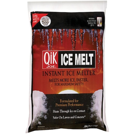 Qik Joe 50 Lb. Calcium Chloride Ice Melt Pellets 30150