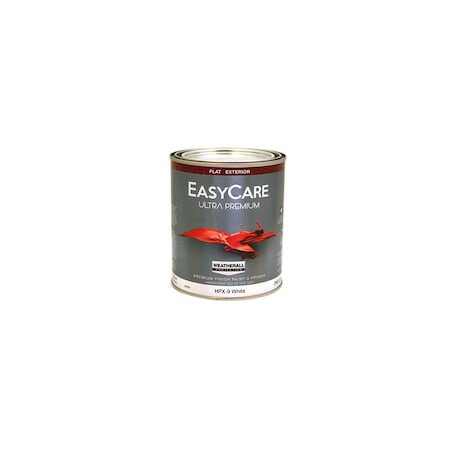 True Value Ultra Premium Exterior Latex Paint, Flat White, 1-Qt. HPX9-QT