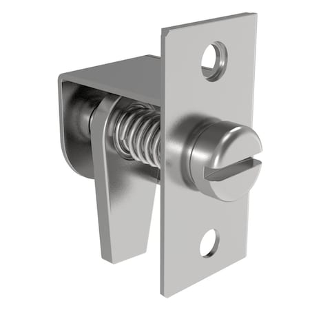 Southco Compression Latch, Self-adjusting Grip, Slotted Flush, Turn Clockwise to Latch / Lock 44-1-17-0