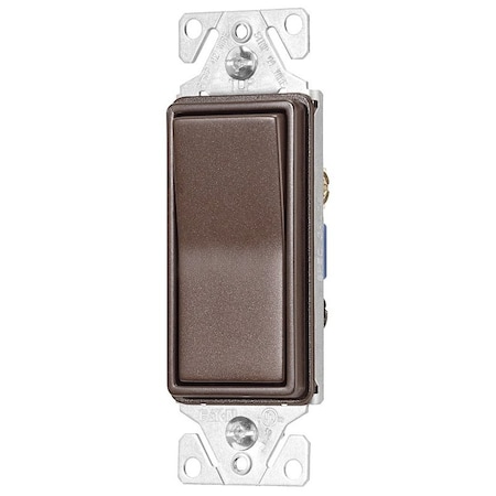 Eaton Wiring Devices 7500 Rocker Switch, 15 A, 120/277 V, 3-Way, Thermoplastic Housing Material 7503RB-K-L