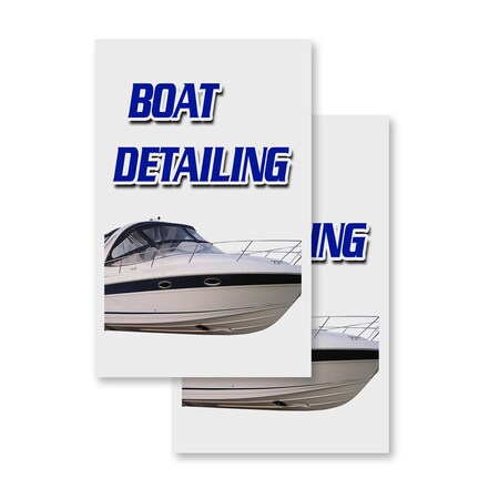 Signmission Boat Detailing, Vinyl Decals Only 24 Inch x 36 Inch, Vinyl Decal, 2PK DSB-2436-2PACK-Boat Detailing