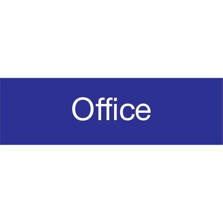 Nmc Office Engraved Sign, EN16BL EN16BL