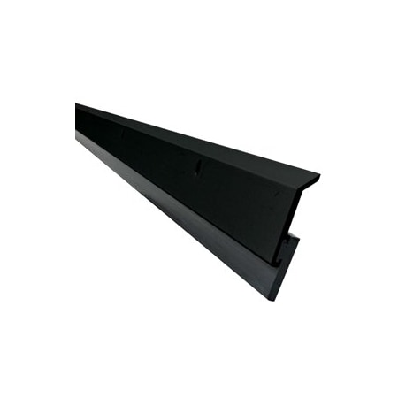 Pemko Mfg Co 7/16in Neoprene Sweep 36in, Overall Height 1-11/16in, BSP Black Suede Powder Coat 315BSPN 36IN