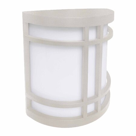 Westgate LED OUTDOOR DECORATIVE WIDE SCONCE 12W 5CCT NON-DIM, SILVER, 27K/30K/35K/40K/50K LDSW-MCT5-SIL