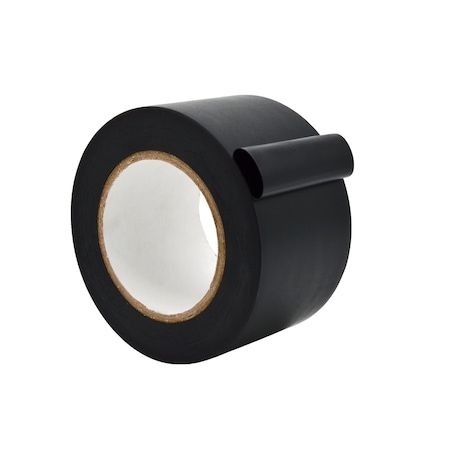 Wod Tape PWTB20 Heavy Duty Pipe Wrap Tape SPVC Black 4 in. x 33 yds, 12PK WOD PWTB20-04000-12-33-BLA