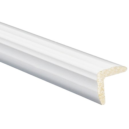 Inteplast Building Products 206 Series Outside Corner Moulding, 8 ft L, 516 in W, Polystyrene, Crystal White 52060800032