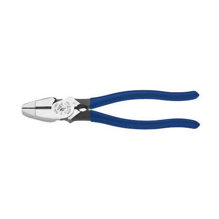 Klein Tools 9 3/8 in Linemans Plier High Leverage, Steel D213-9NETH