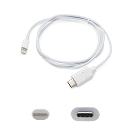 Hi-Tec 1 m USB 3.1 Type Male to Lightning Male Cable, White HI826238
