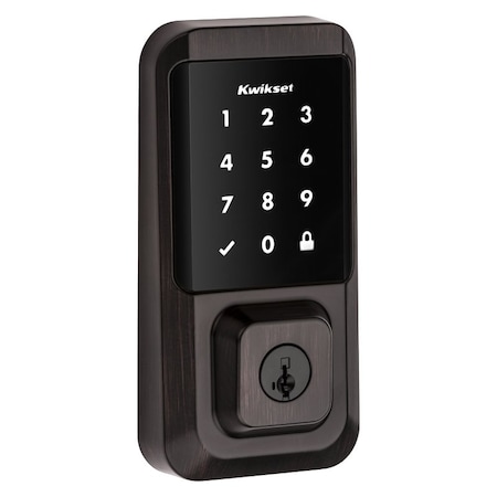 Kwikset Touchscreen Wi-Fi Enabled Smart Lock, Keyless Key, AAA Grade, Zinc, Venetian Bronze 939 WIFI TSCR 11P