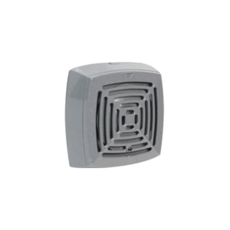 Edwards Signaling Vibrating Horn, Horn, Continuous, 24V AC, 78 to 103dB, Heavy Duty Die Cast, Gray, Surface Mount 874-G5