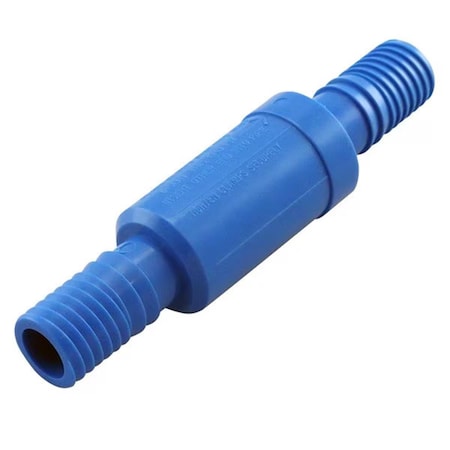 The Mosack Group 0.75 in. Twister Telescoping Pipe Repair Coupling, Blue ABTSLC34