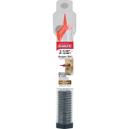 Diablo 1-1/2'' x 7-1/2'' Auger Bit DAG1170