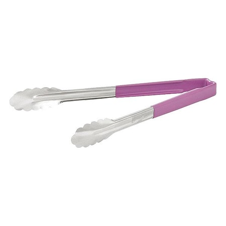 Vollrath Utility Tong, Purple, 12 in. Overall L 4781280