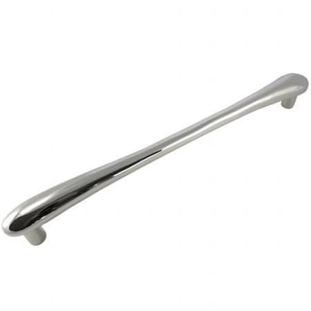 Strategic Brands 18 in. Center to Center 19.75 in. Polished Nickel Potato Oversize Pull 20414