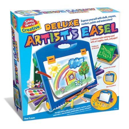 Small World Toys Deluxe Artist's Easel 9725378