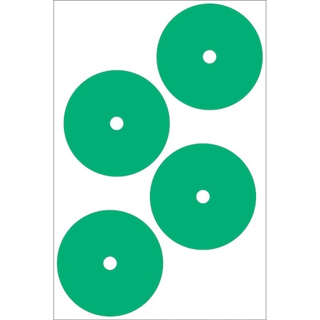 Accuform GAUGE MARKING DECALS 4 COLOR GREEN GML105GN