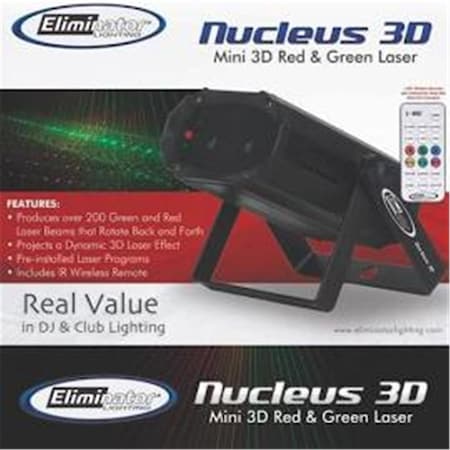 Spark Nucleus 3D Red & Green Laser Effect with Multiple Sky Beams SP3482731