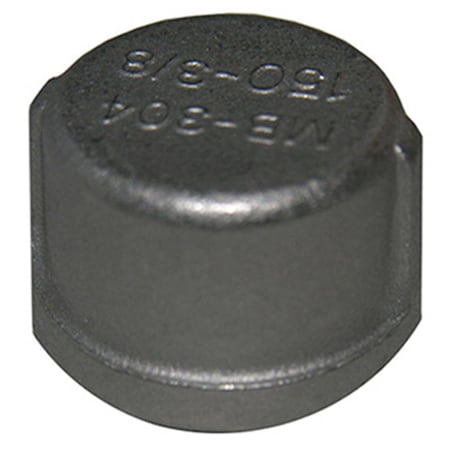 United Solutions 0.125 in. Stainless Steel Pipe Cap 209851