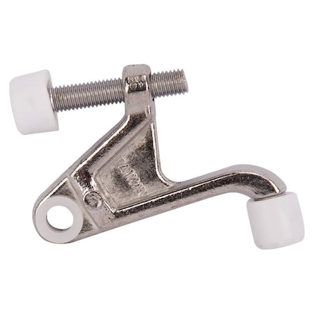 Prosource Heavy-Duty Hinge Pin Door Stop, 2-3/4 in Projection, Die-Cast Zinc & Plastic H20-B032-PS