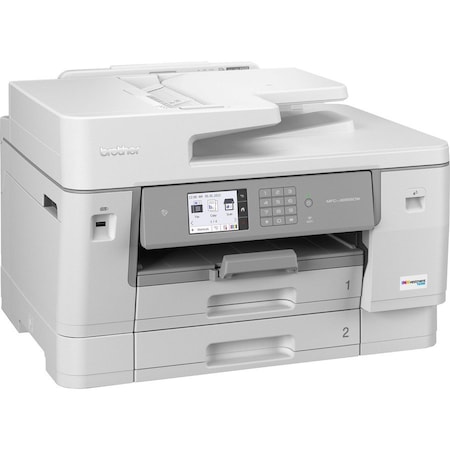 Brother Color Inkjet All-in-One Printer, 30 ppm, 11in x 17in, Wireless, Touchscreen MFC-J6955DW