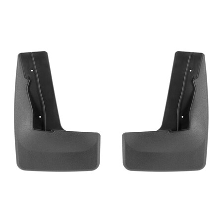 Weathertech Black, No Drill MudFlaps 120175