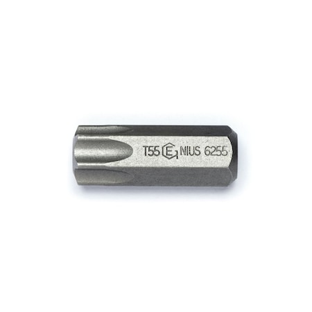 Genius Tools 10mm Hex Shank, T-55 Star Screwdriver Bit 30mmL 6255