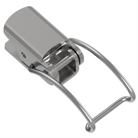 Southco Toggle Style Draw Latch, Small Size, Concealed Mount, Steel, Zinc Plate, Bright chromate TL-20-204-07