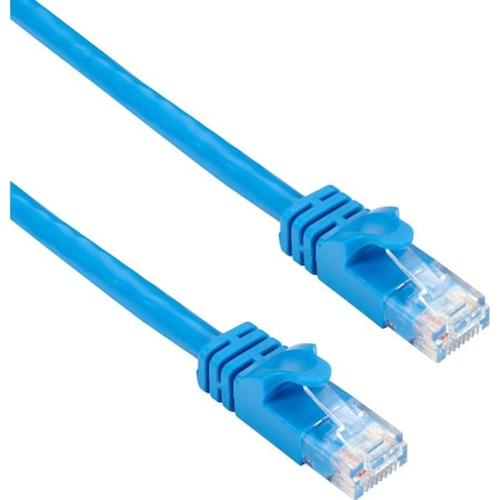 Black Box CAT6A 500-MHz Stranded Ethernet Patch Cable with Slim Form-Factor Molded Snagless Boot - Unshielded CAT6APC-003-BL