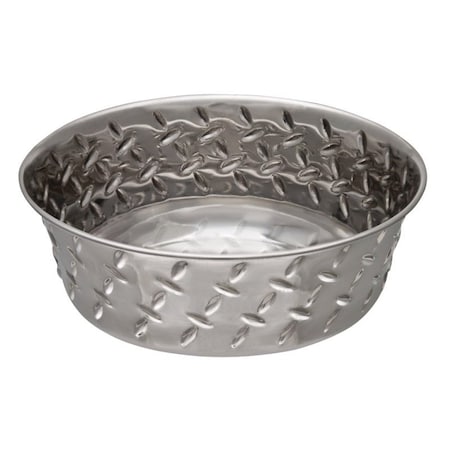 Loving Pets Pet Feeding Dish, XL, 3 qt Volume, Stainless Steel, Silver 7257