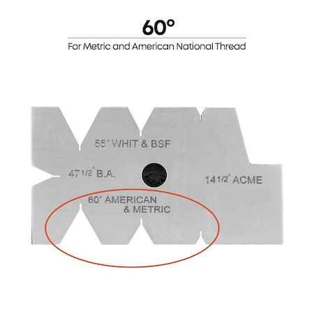 Groz Gauge, Imperial, Metric, Screw Cutting 01223