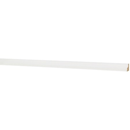 House Of Fara 1/4'' W.x1-1/4'' H.x8 ' L. Wht MDF Shoe/Panel 8595