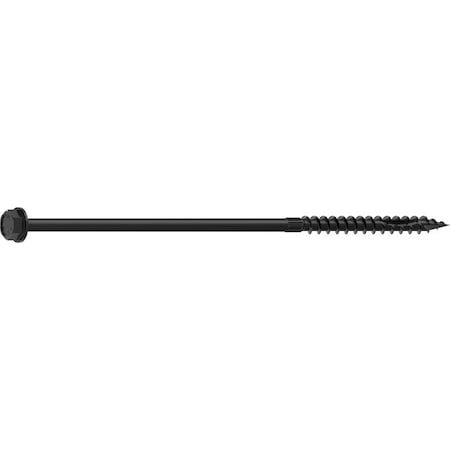 Camo Structural Screw, 5/16 in Thread, 8 in L, Hex Head, Hex Drive, Sharp Point, PROTECH Ultra 4 Coated, 250 0365269