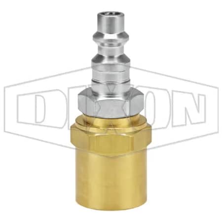 Dixon DF Series Industrial Quick Disconnect Pneumatic Reusable Plug, 1/4 in Nominal, Quick Disconnect Plug D2L3