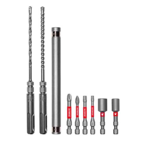 Diablo Diablo Concrete Anchor Drive Set Carbide 9 pc DMAPL9910-S9