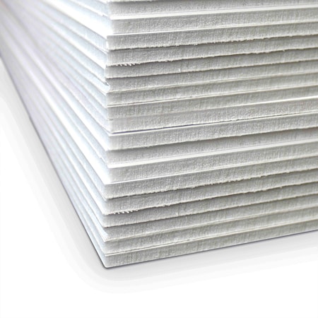 Flipside 32in X 40in 3/16in White Foam Bulk, 25PK 32400-25
