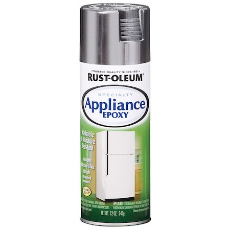Specialty 12 Oz Rust-Oleum Brands stainless Steel Appliance Epoxy Spray 7887830