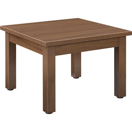 Gracia 24 x 24 in. Interion Wood End Table - Walnut GR3662569