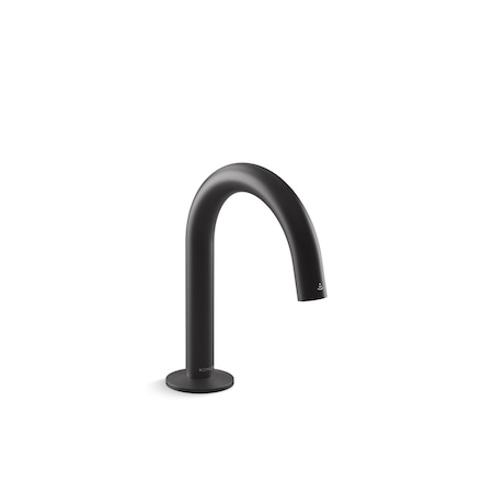 Kohler Components Touchless 0.5 gpm single-hole lavatory faucet with Kinesis sensor technology, Tube design 103MT76-SANA-BL