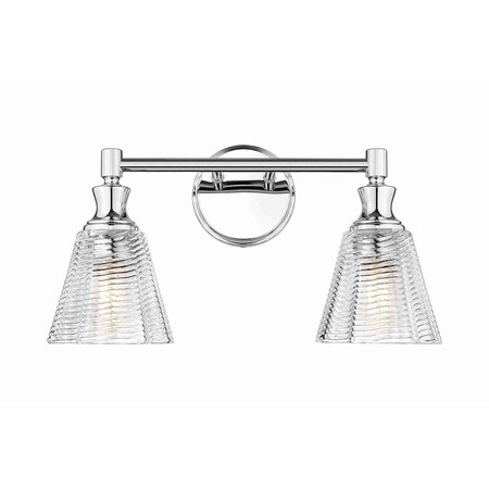 Z-Lite Auden Chrome 2 Light Vanity 7704-2V-CH