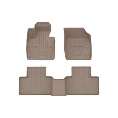 Weathertech Tan, Front and Rear FloorLiner HP 45828-1-2IM