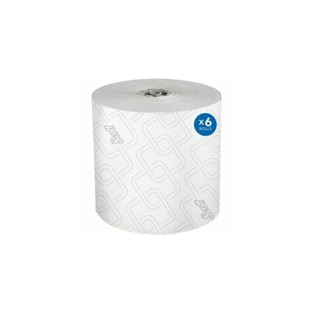 Scott Pro Hard Roll Paper Towels Pro Dispenser, Gray Core Only, 1-Ply, 1, 150 ft, 6PK 25703