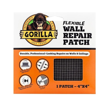 Gorilla Glue Flexible Wall Repair Patch, Solid, White 116379