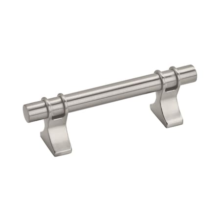 Amerock Davenport 3 in 76 mm Center-to-Center Satin Nickel Cabinet Pull BP36600G10