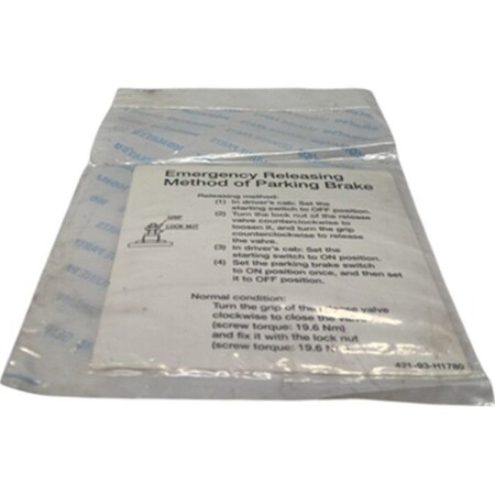 Komatsu DECAL, KOMATSU OEM 421-93-H1780 421-93-H1780