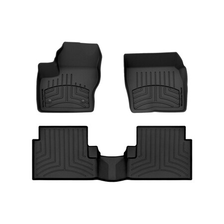 Weathertech Black, Front and Rear FloorLiner HP 444591IM-449692IM