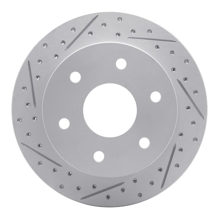 Dynamic Friction Co DFC Geoperformance Rotor - Drilled and Slotted 830-48008L